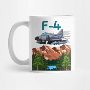 F4 Phantom Supersonic Jet Military Armed Forces Novelty Gift Mug